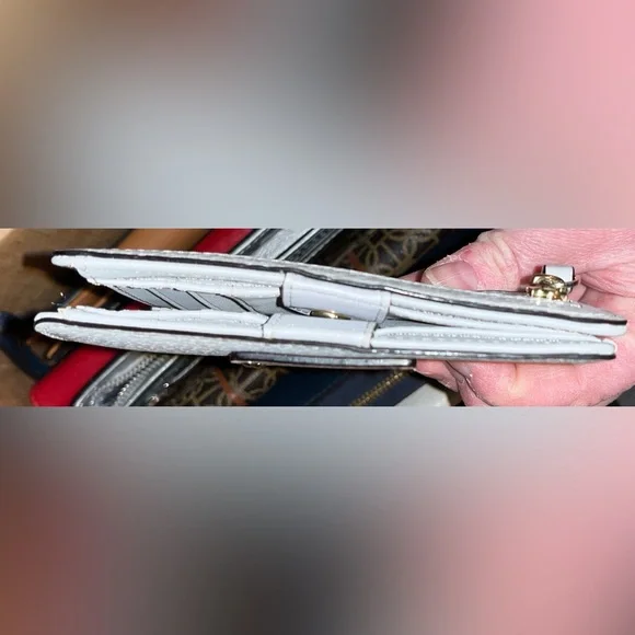 Kate Spade Gray Leather Wallet - Picture 4 of 4